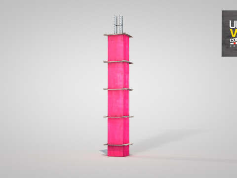 Reinforced Concrete Pillar Modelo 3D