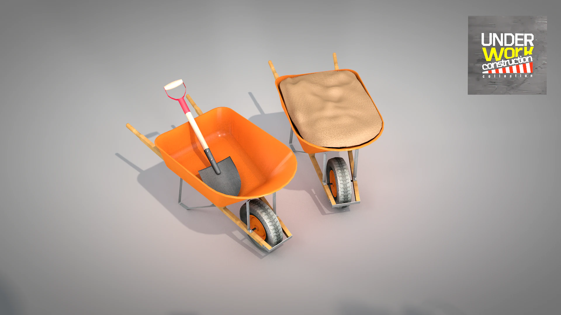 Carriola - costruzione Modello 3D .c4d .max .obj .3ds .fbx .stl .blend 