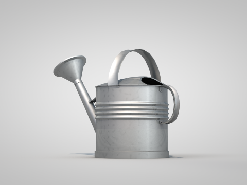 Metal watering can Modello 3D