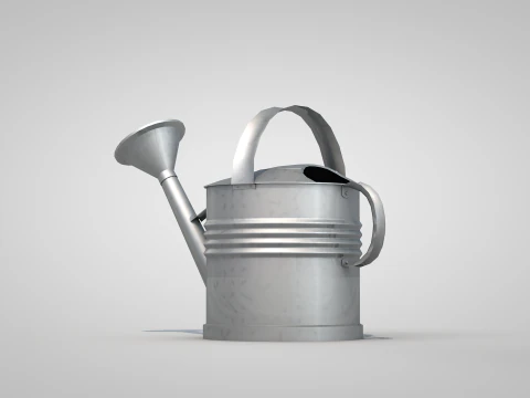 Metal watering can 3D Model