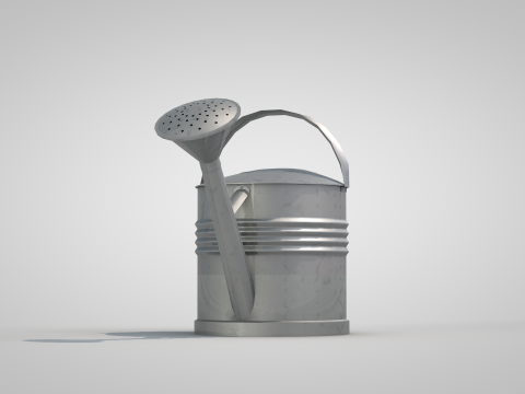Metal watering can Modello 3D