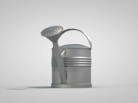 Metal watering can 3D Model