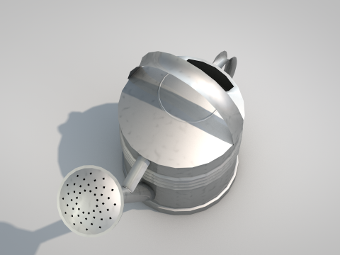 Metal watering can Modello 3D