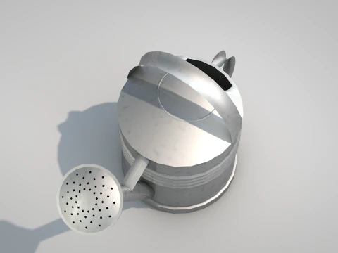 Metal watering can 3D Model