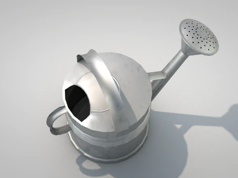 Metal watering can 3D Model