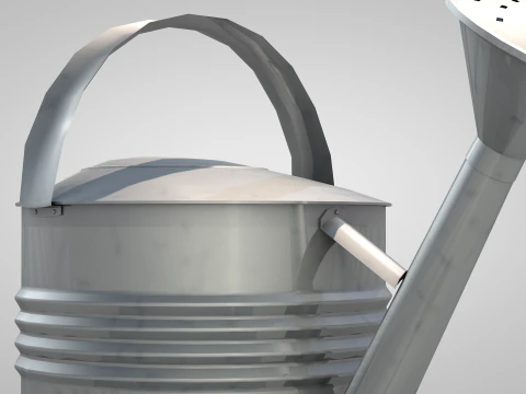 Metal watering can 3D Model