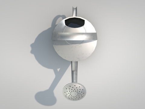Metal watering can Modello 3D