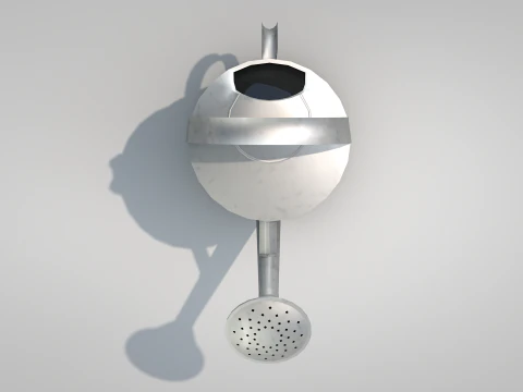 Metal watering can 3D Model
