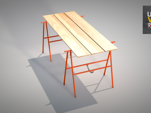 Construction Easel 3D Model