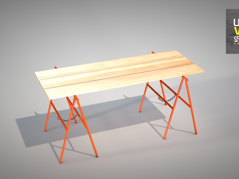 Construction Easel 3D Model