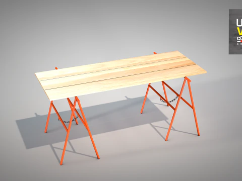 Construction Easel 3D Model