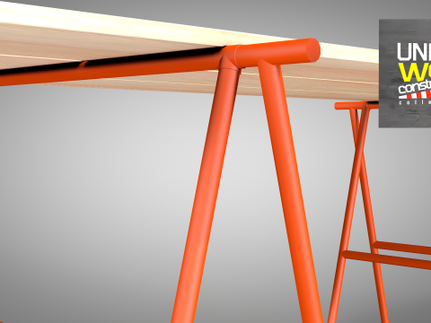 Construction Easel 3D Model