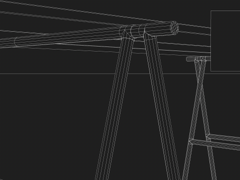 Construction Easel 3D Model