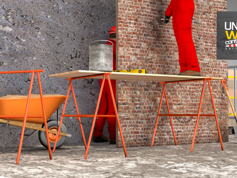 Construction Easel 3D Model