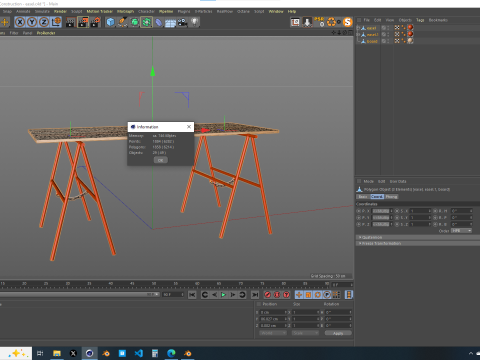 Construction Easel 3D Model