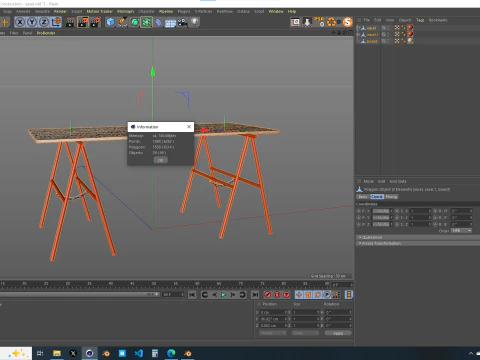 Construction Easel 3D Model
