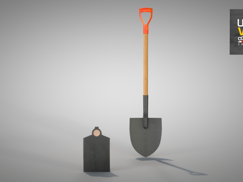 Construction - Hoe and Mattock 3D Model