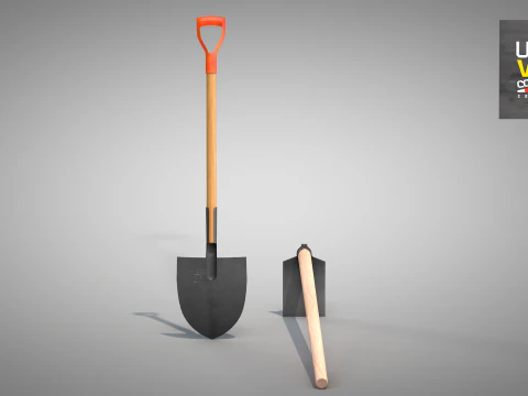 Construction - Hoe and Mattock 3D Model