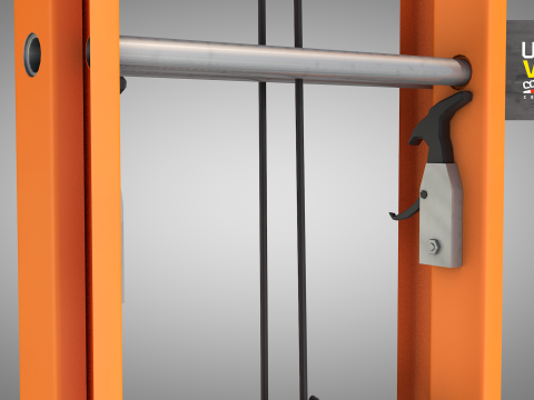 Construction - Ladder Orange Modello 3D