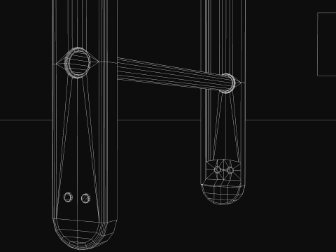 Construction - Ladder Orange Modello 3D