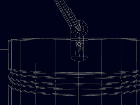 Construction - iron bucket 3D Model