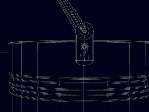Construction - iron bucket 3D Model