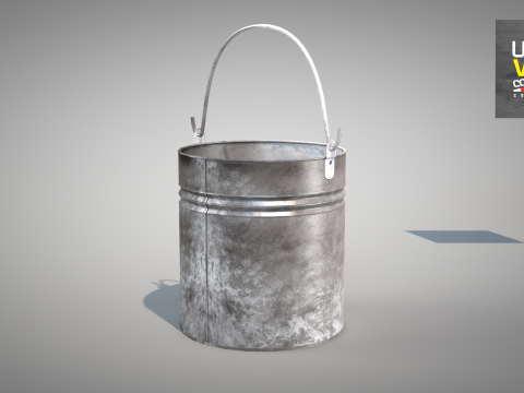 Construction - iron bucket 3D Model