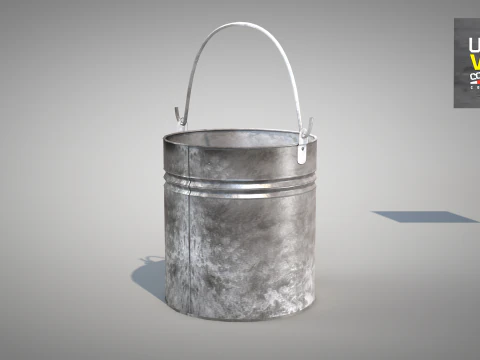 Construction - iron bucket 3D Model