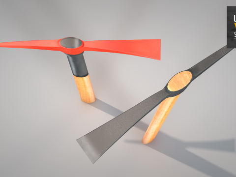 Construction Pickaxe Modèle 3D