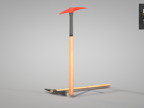 Construction Pickaxe Modèle 3D