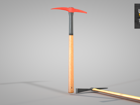Construction Pickaxe Modèle 3D