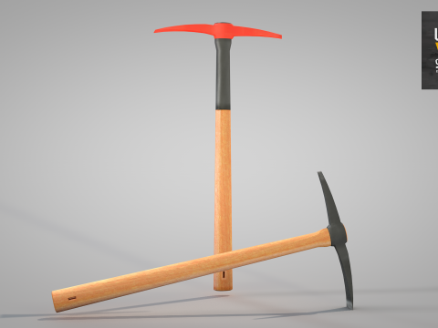 Construction Pickaxe Modèle 3D