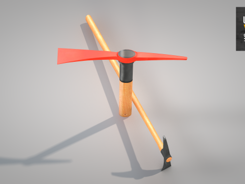 Construction Pickaxe Modèle 3D