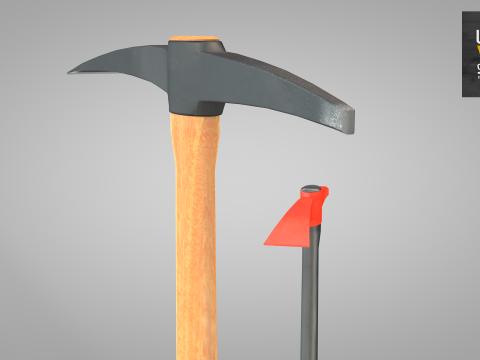 Construction Pickaxe Modèle 3D