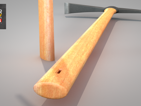 Construction Pickaxe Modèle 3D