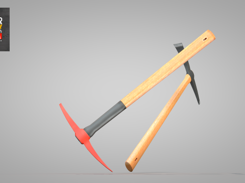 Construction Pickaxe Modèle 3D