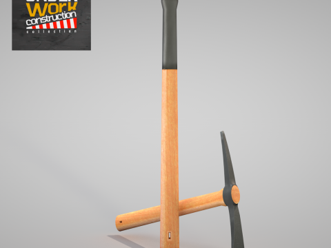 Construction Pickaxe Modèle 3D