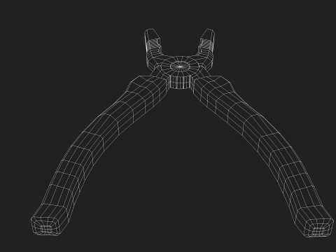 Construction Pliers Tool 3D Model