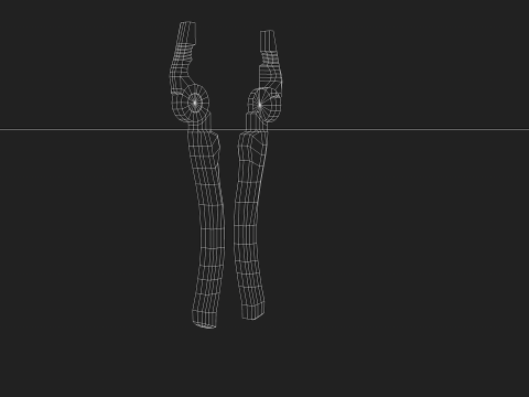 Construction Pliers Tool 3D Model