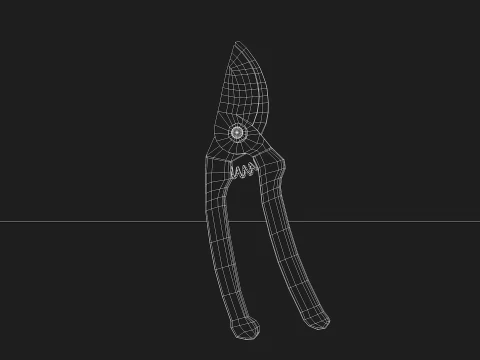 Garden Pliers 3D Model