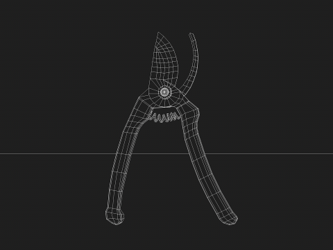 Garden Pliers Modello 3D
