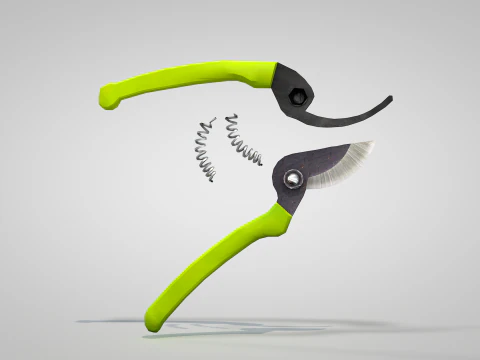 Garden Pliers 3D Model