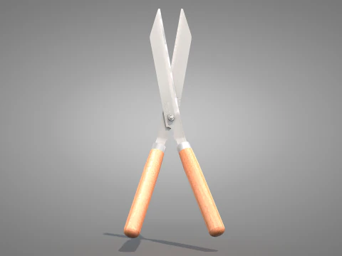 Garden Pruning Shears 3D Model