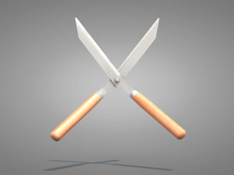 Garden Pruning Shears 3D Model