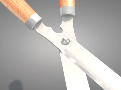 Garden Pruning Shears 3D Model