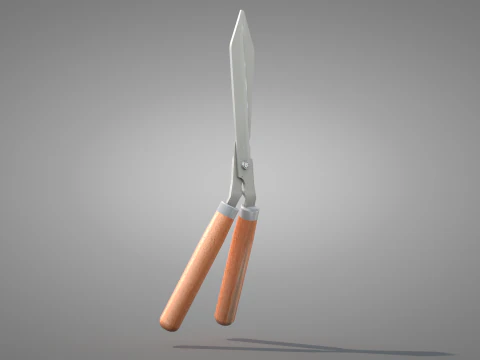Garden Pruning Shears 3D Model