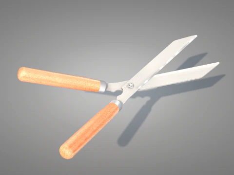 Garden Pruning Shears 3D Model