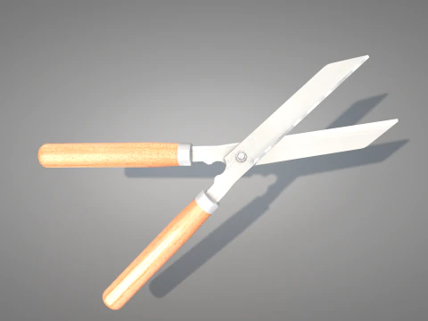 Garden Pruning Shears 3D Model