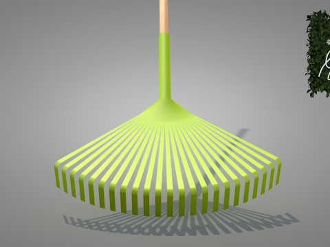 Garden Broom 3D Модель