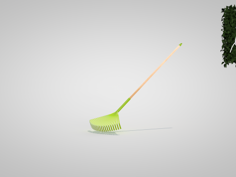 Garden Broom 3D Модель